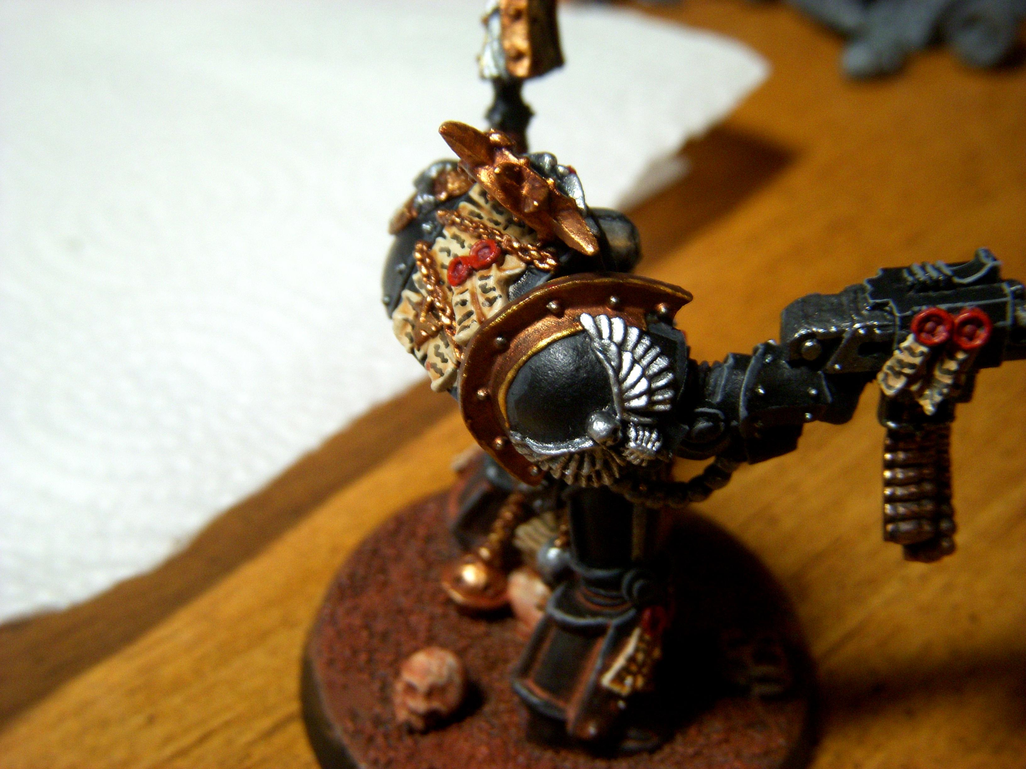 Chaplain, Silver Skulls, Space Marines, Terminator Armor