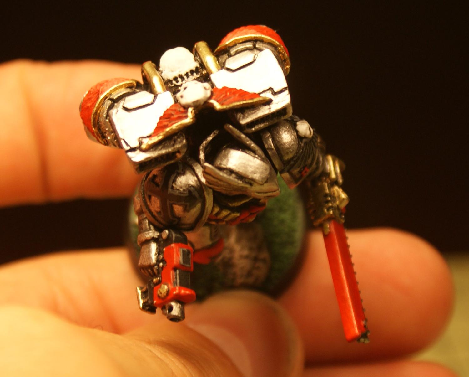 Assault Marines, Custom Eagle Helmet, Doom Eagles, Space Marines
