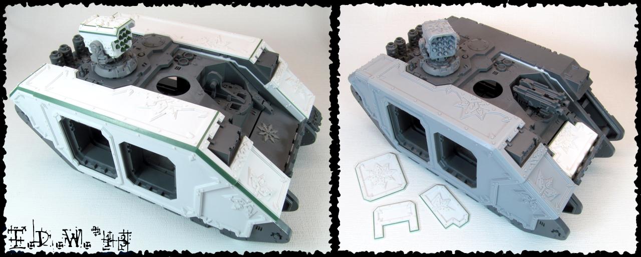 Chaos Land Raider, Scratch Build, The Dark Works, Work In Progress