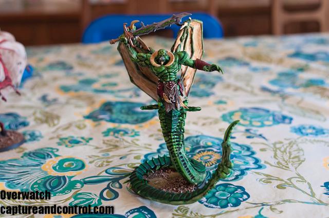 Chaos, Conversion, Daemon Prince, Daemons, Flying Circus, Monstrous Creature, Nurgle, Trygon Conversion
