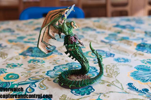 Chaos, Conversion, Daemon Prince, Daemons, Flying Circus, Monstrous Creature, Nurgle, Trygon Conversion
