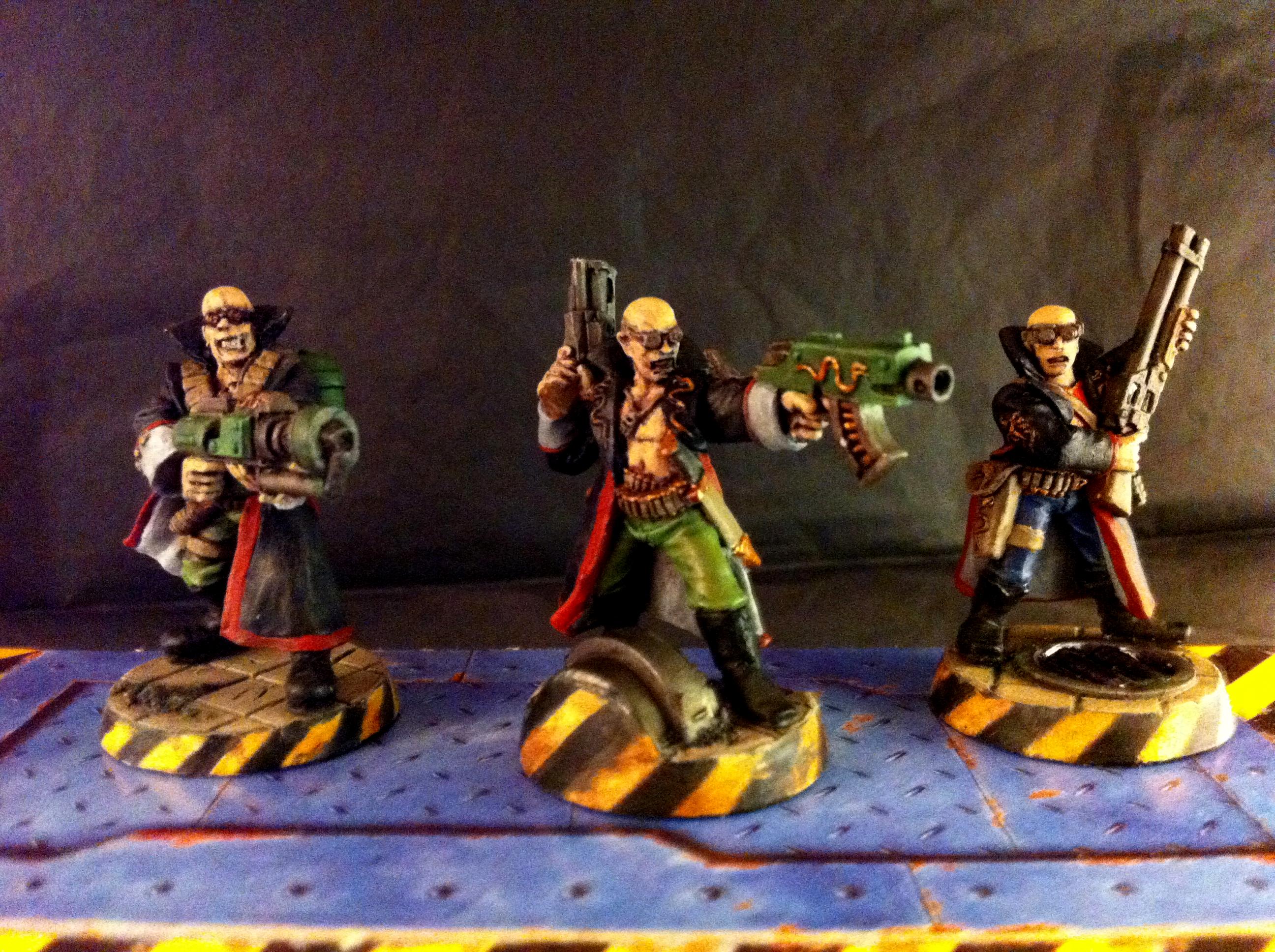 Base, Delaque, Hazard Stripes, Necromunda