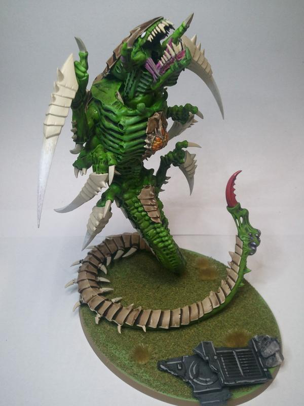 Trygon (first Tyranid to test out my paint scheme)