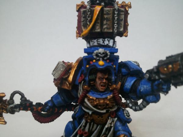 UM Librarian bust shot (took me a while to get painted just right)