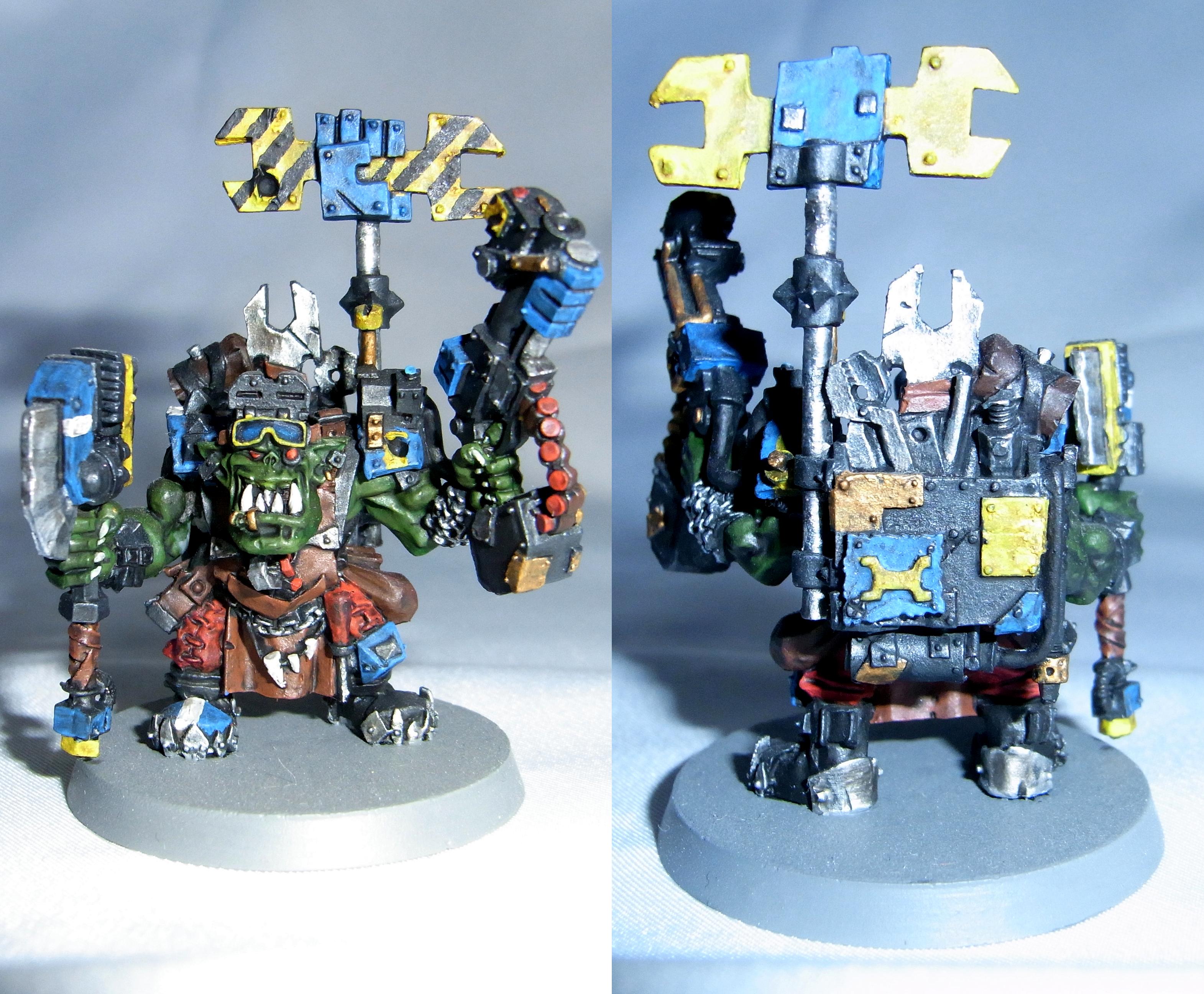 Axe, Big, Custom, Korbenn, Mekboy, Orks, Shoota