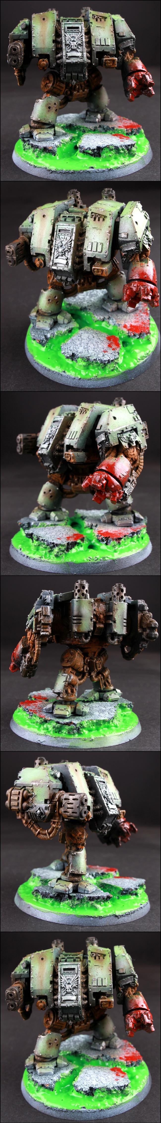 Chaos, Chaos Space Marines, Dreadnought, Helbrute, Nurgle, Warhammer 40,000