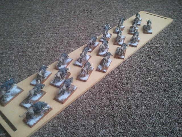 The Winterwolves from behind