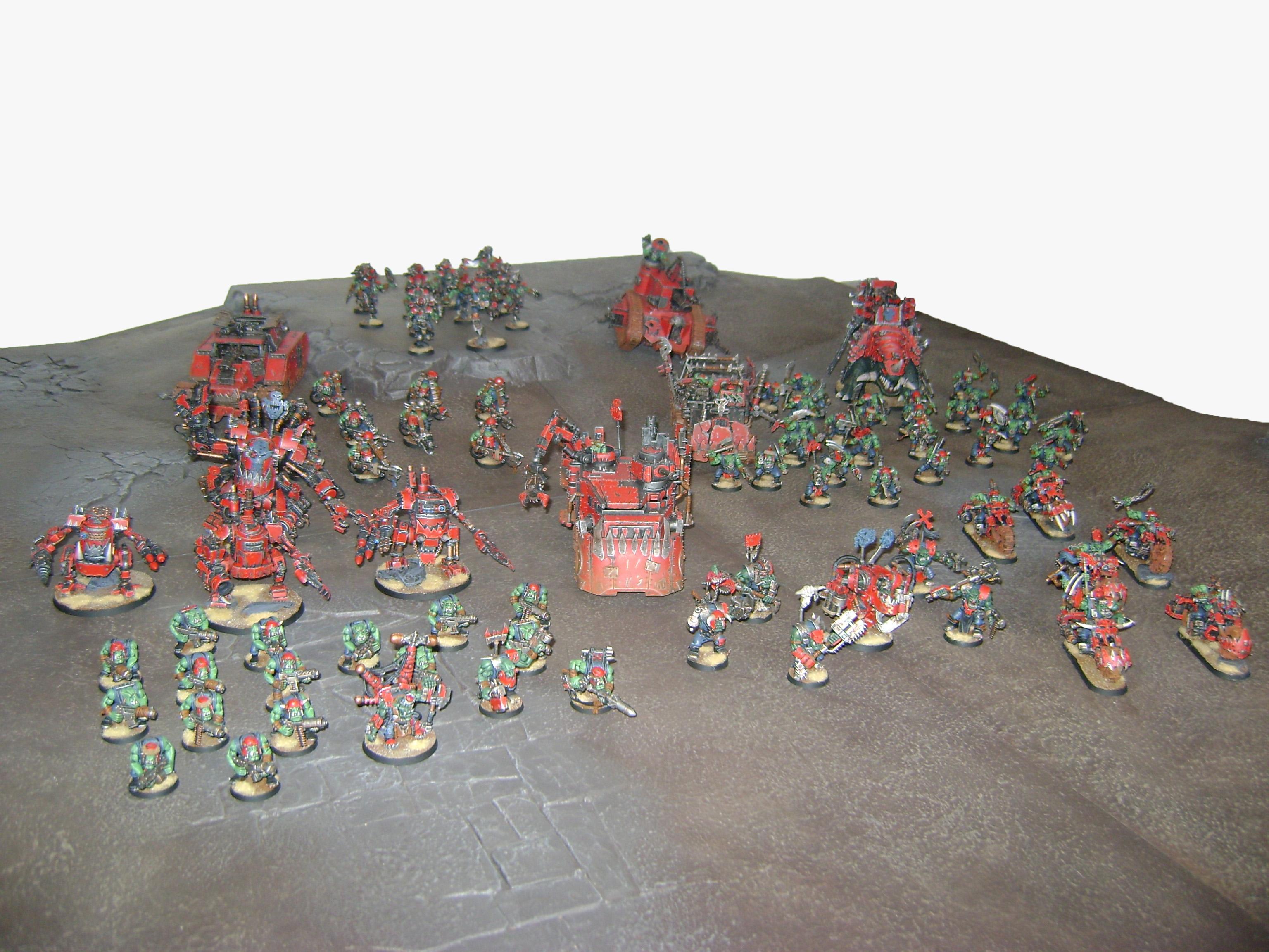 Army, Mobs, Orks, Red, Red Orks