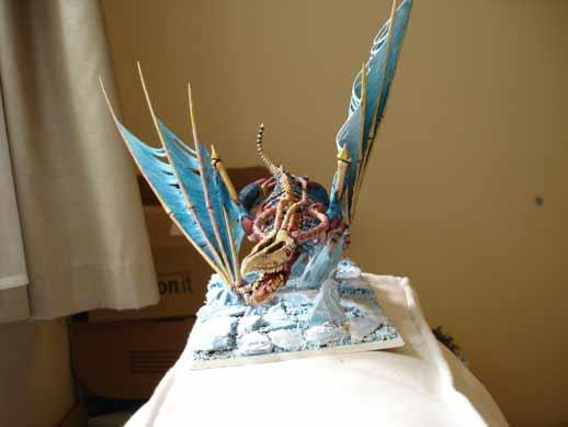 Frost Themed Terrorgheist with free-hand sculpting