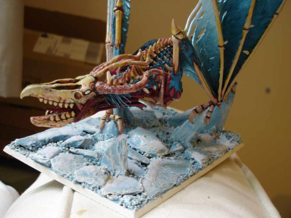Frost Themed Terrorgheist with free-hand sculpting