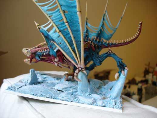Frost Themed Terrorgheist with free-hand sculpting
