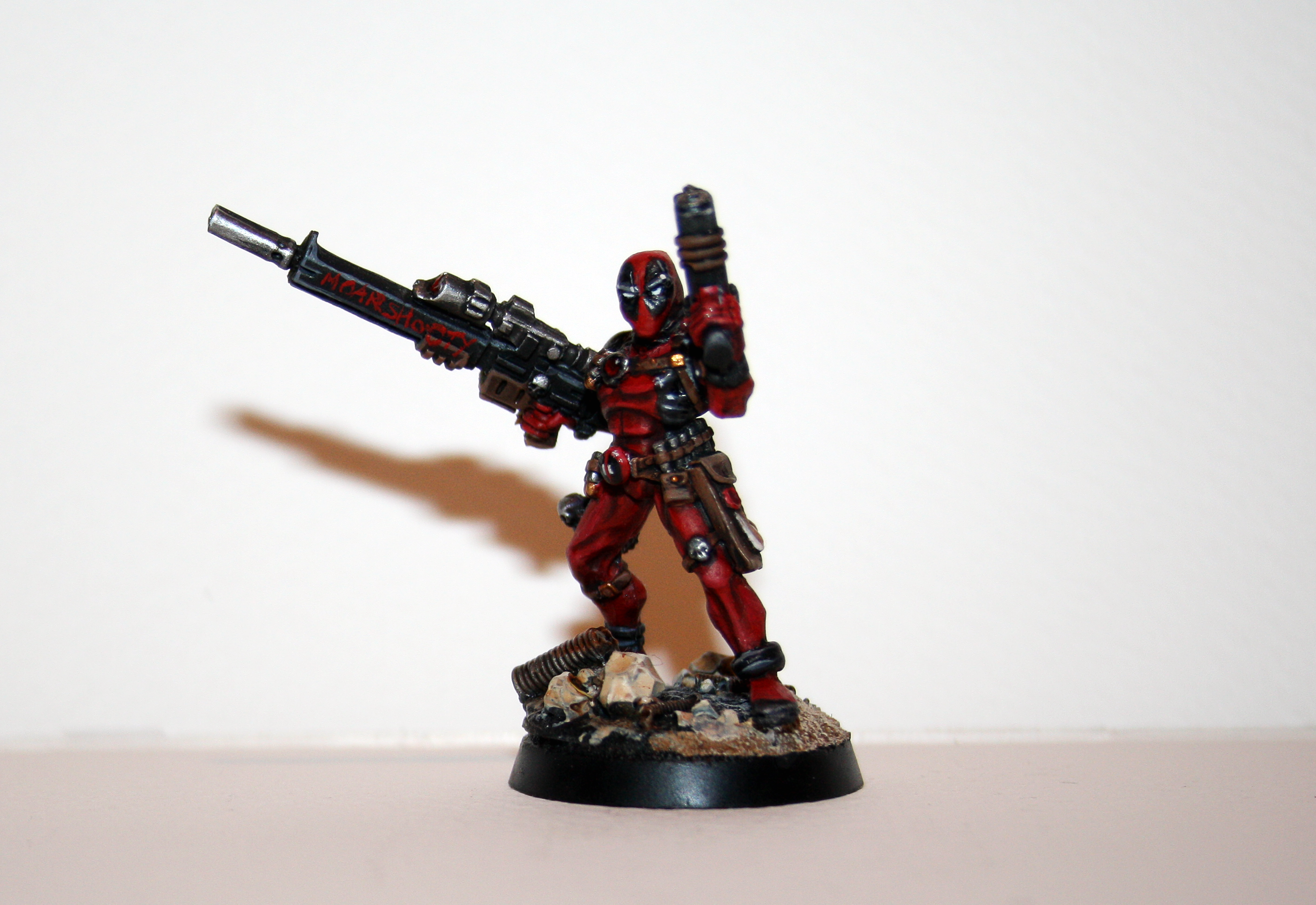 Assassin, Conversion, Deadpool, Gk, Greenstuff, Marvel, Super Hero, Vindicare