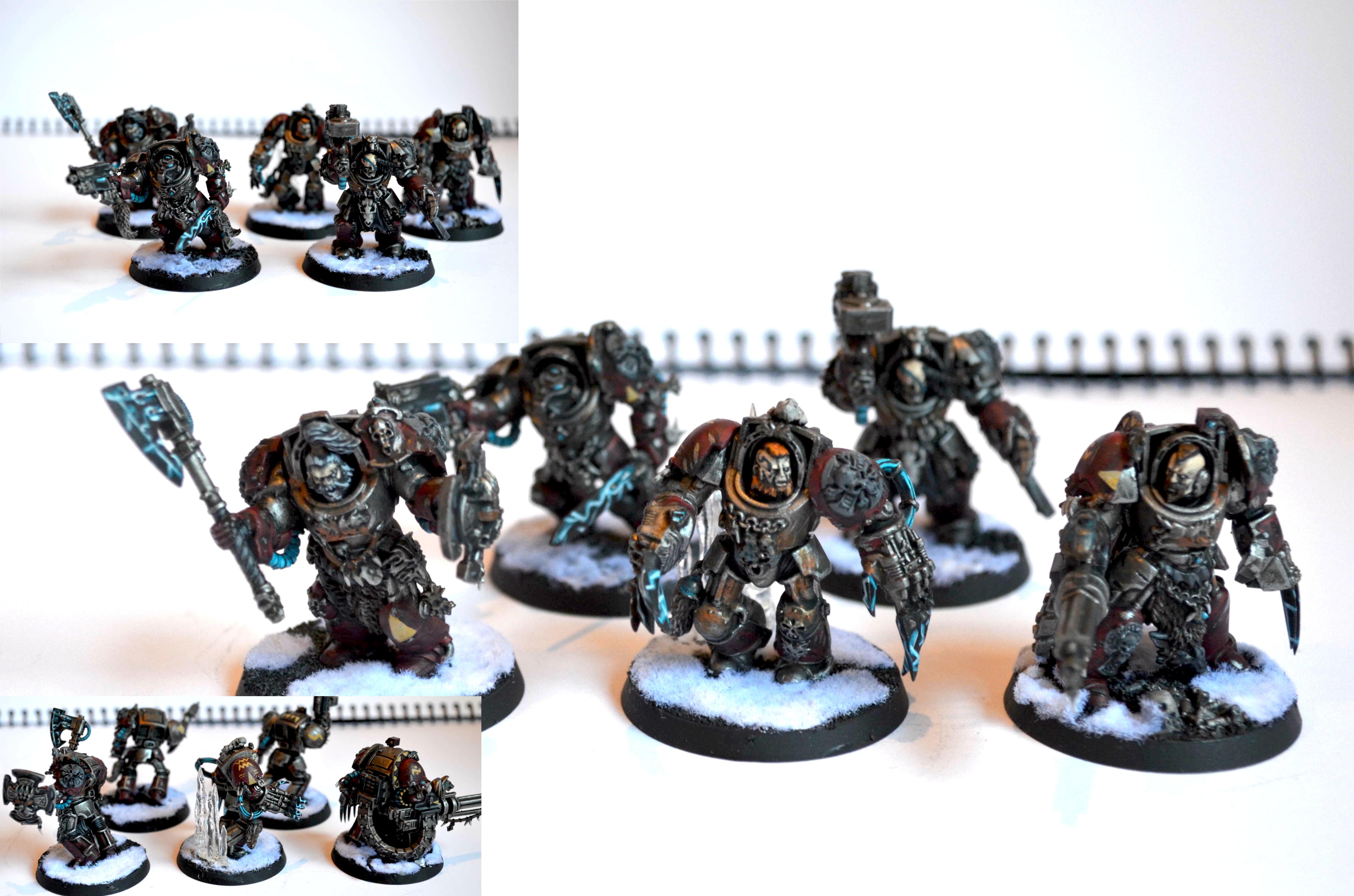 Iron Wolves, Space Wolves, Terminator Armor, Wolf Guard