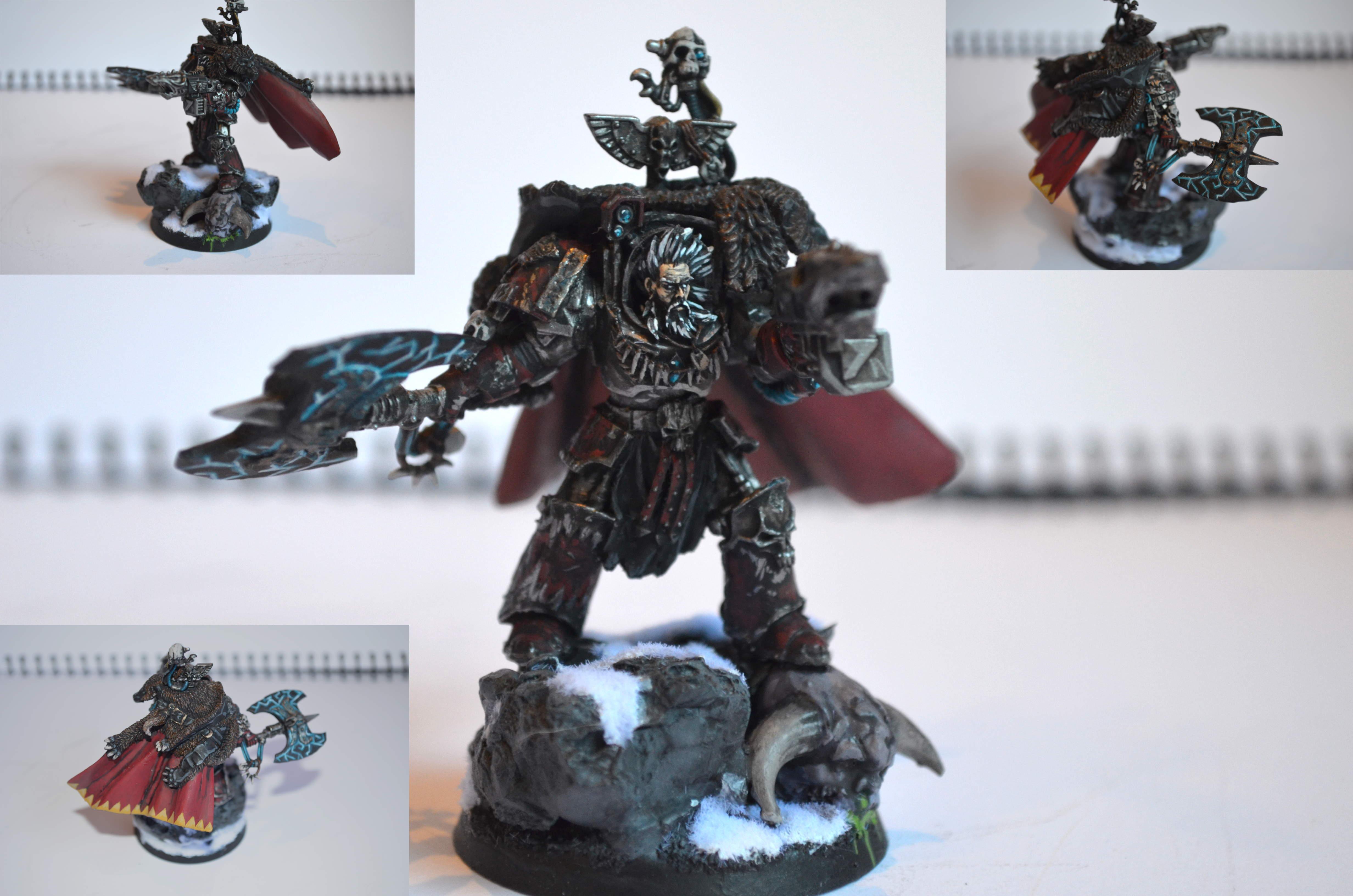 Iron Wolves, Logan Grimnar, Space Wolves, Terminator Armor, Wolf Lord