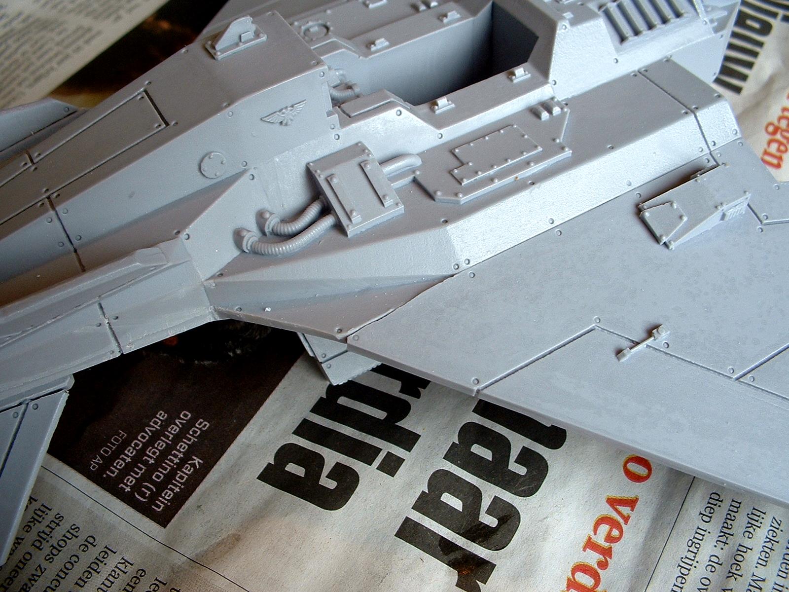 Adepta Sororitas, Avenger Strike Fighter, Flyer, Forge World, Sisters Of Battle, Voss Pattern Lightning