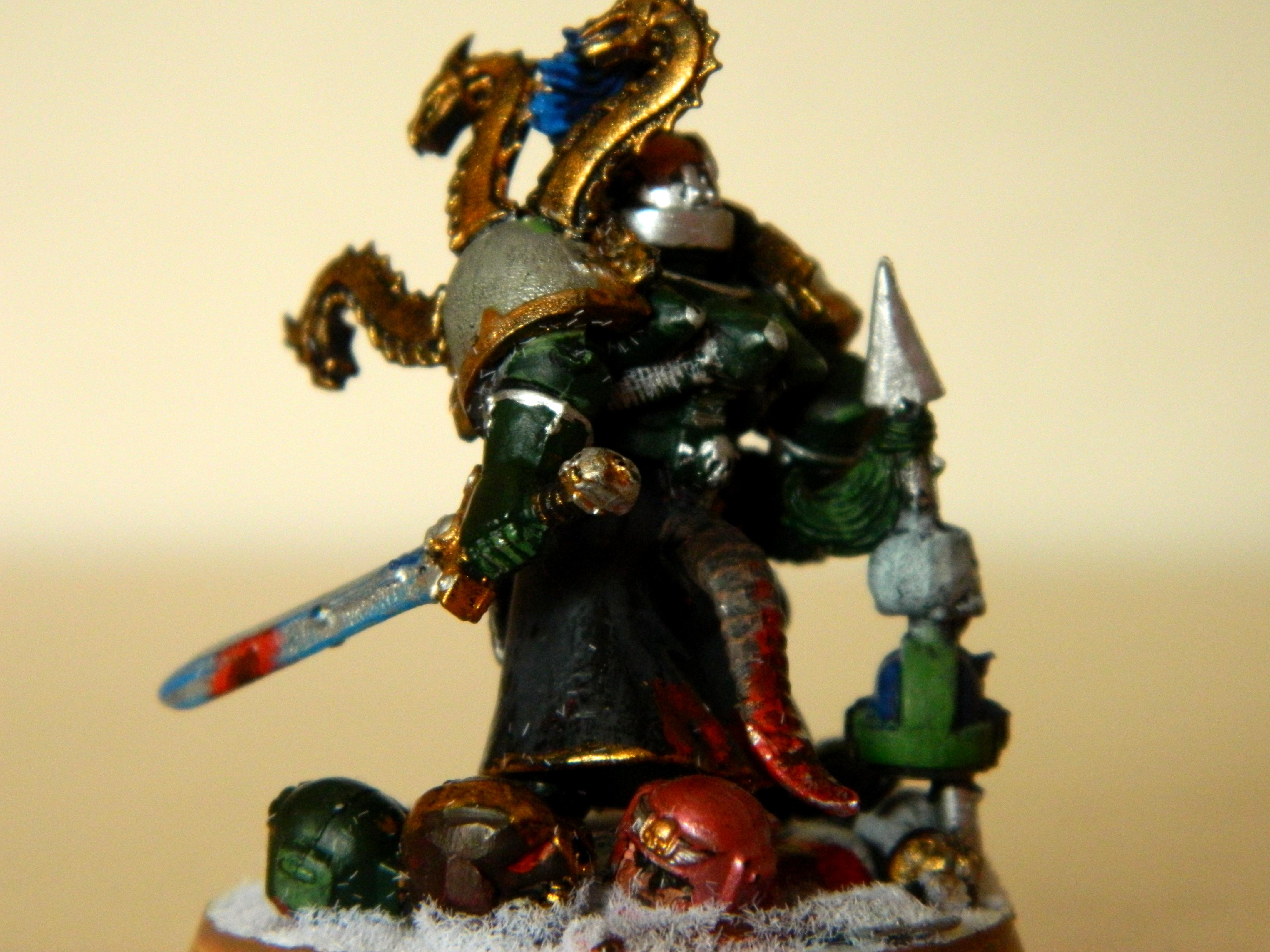 Alpha, Alphalegion, Chaos, Chaos Space Marines, Conversion, Lord, Shoulder Pad, Snow, Tail, Warhammer 40,000