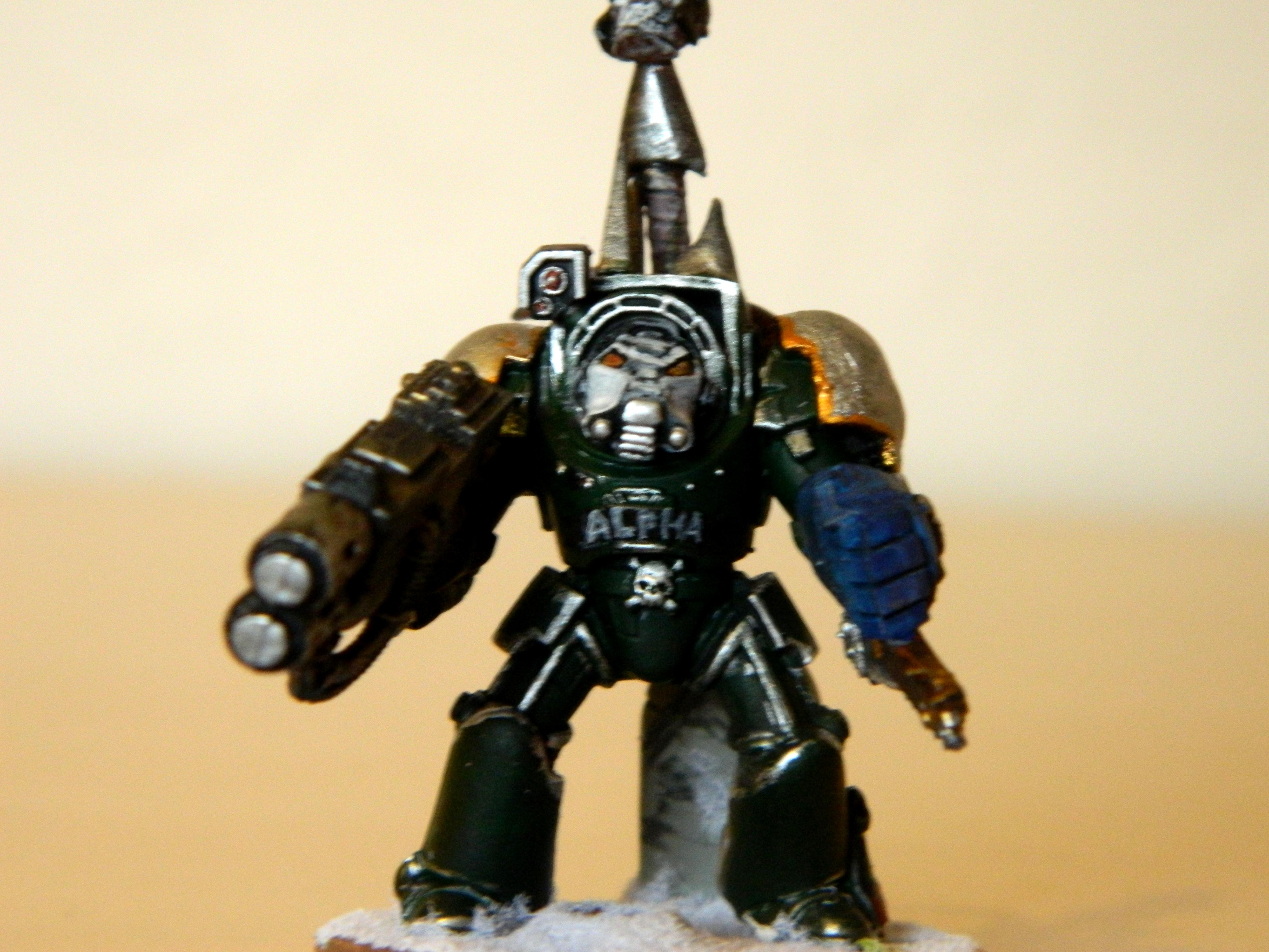 Alpha, Chaos, Chaos Space Marines, Conversion, Terminator Armor, Warhammer 40,000