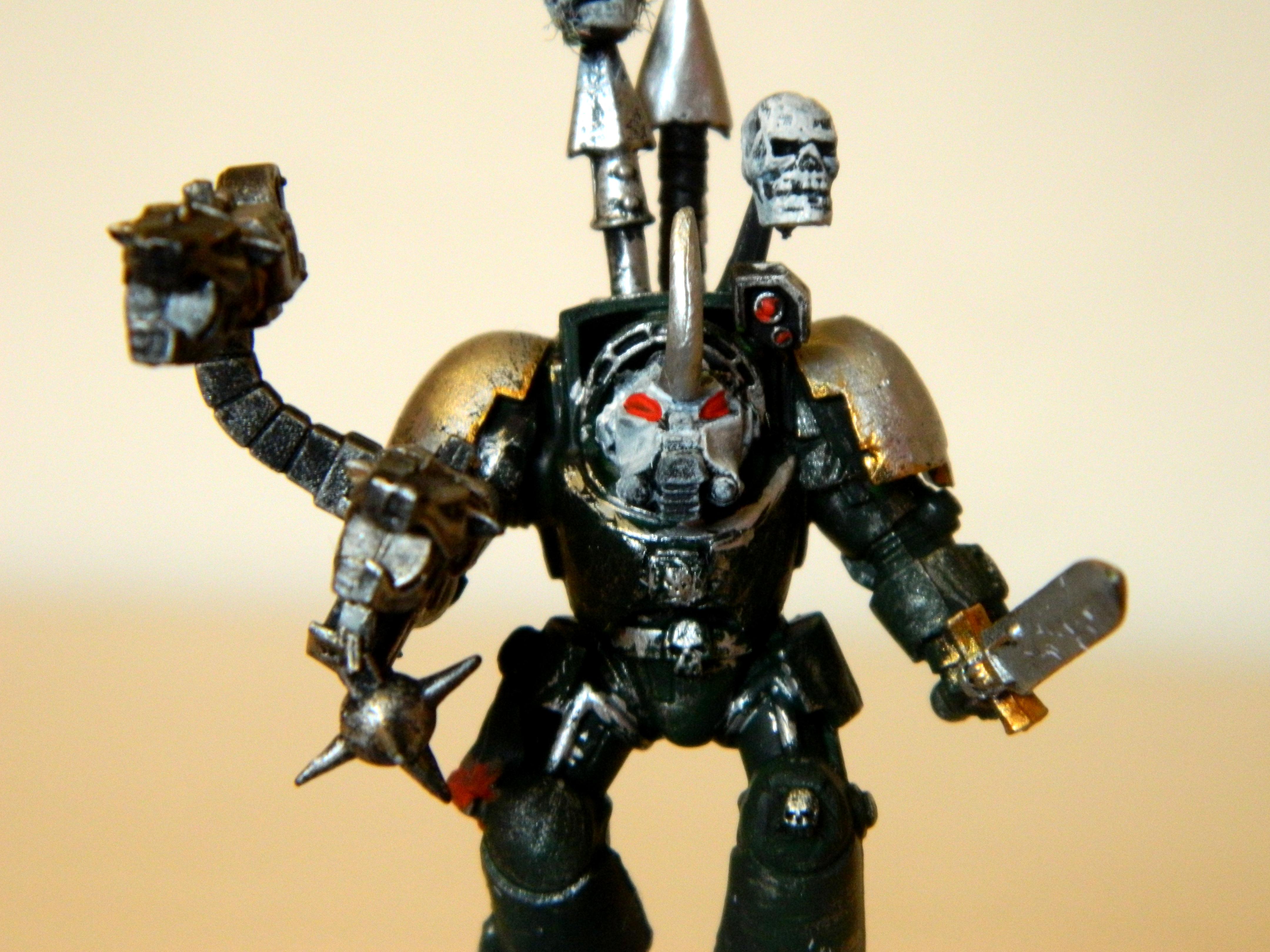Alpha, Chaos, Chaos Space Marines, Conversion, Terminator Armor, Warhammer 40,000