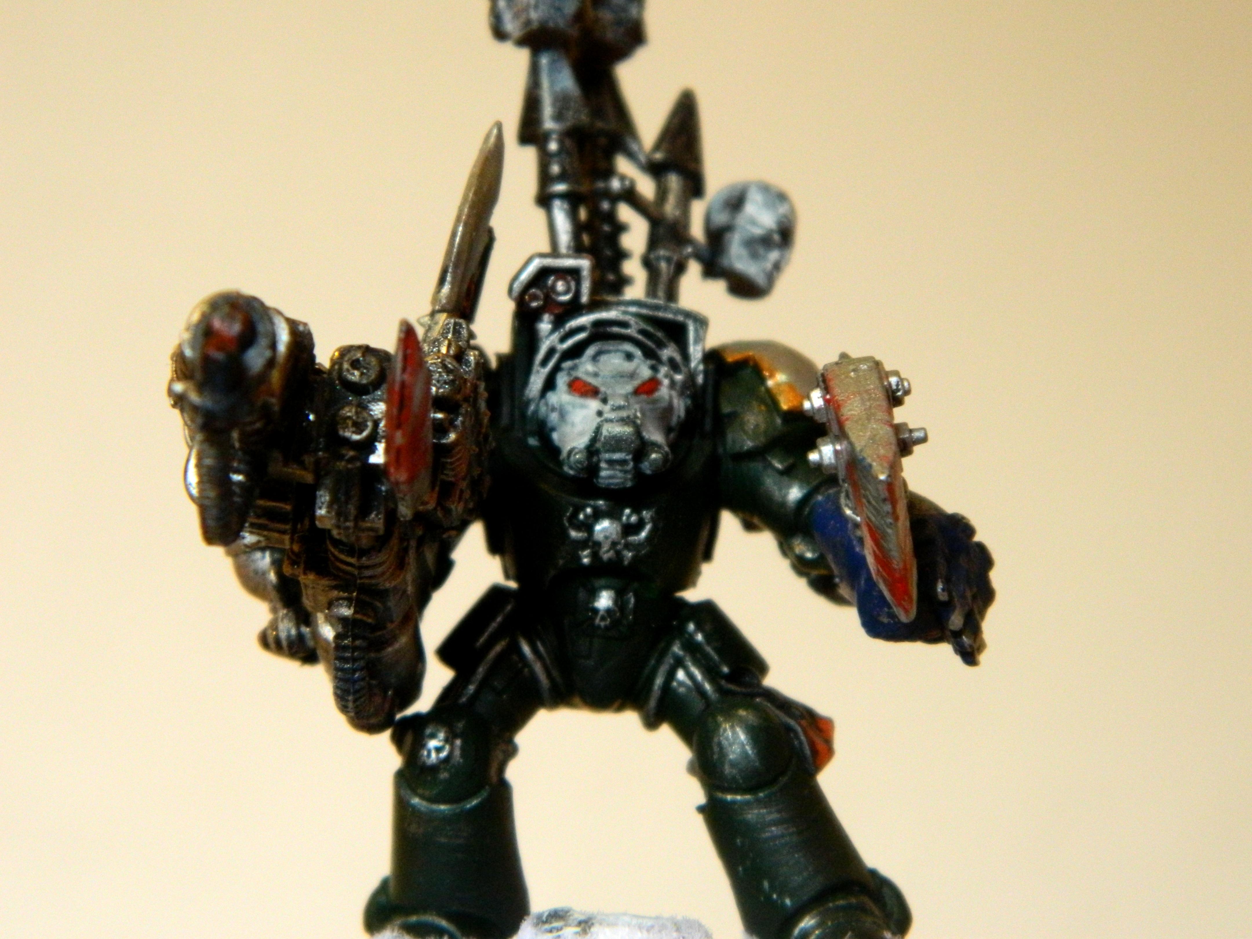Alpha, Chaos, Chaos Space Marines, Conversion, Terminator Armor, Warhammer 40,000