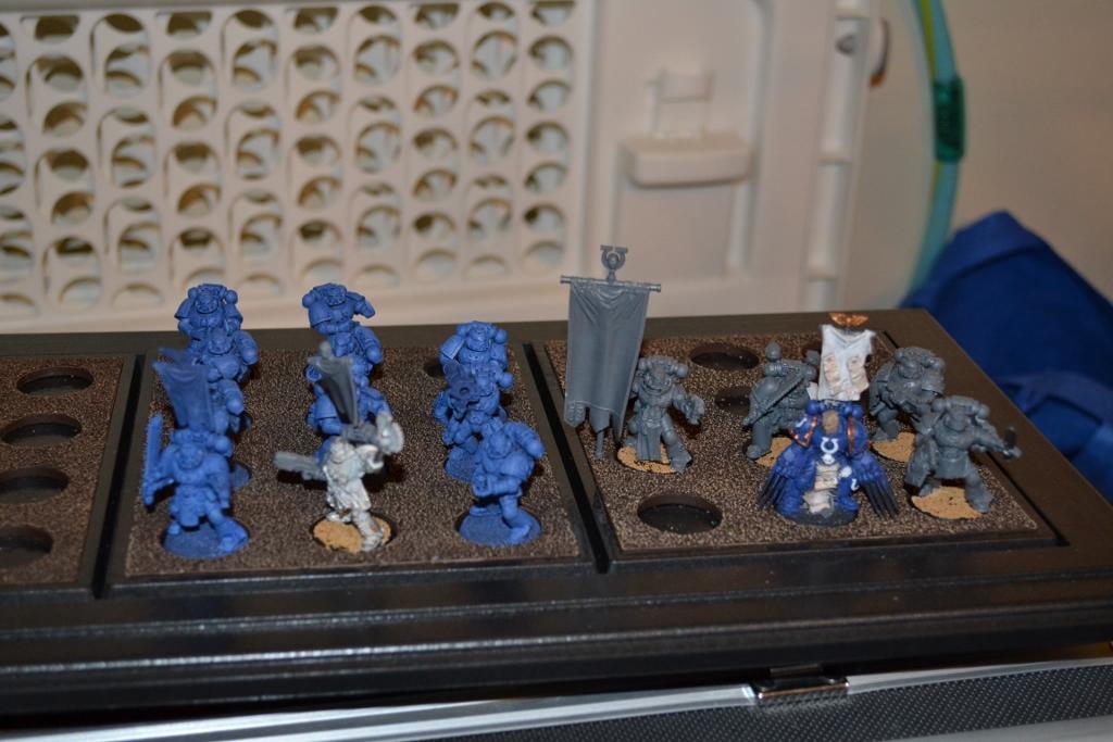 Rest of the army on Transport Trays