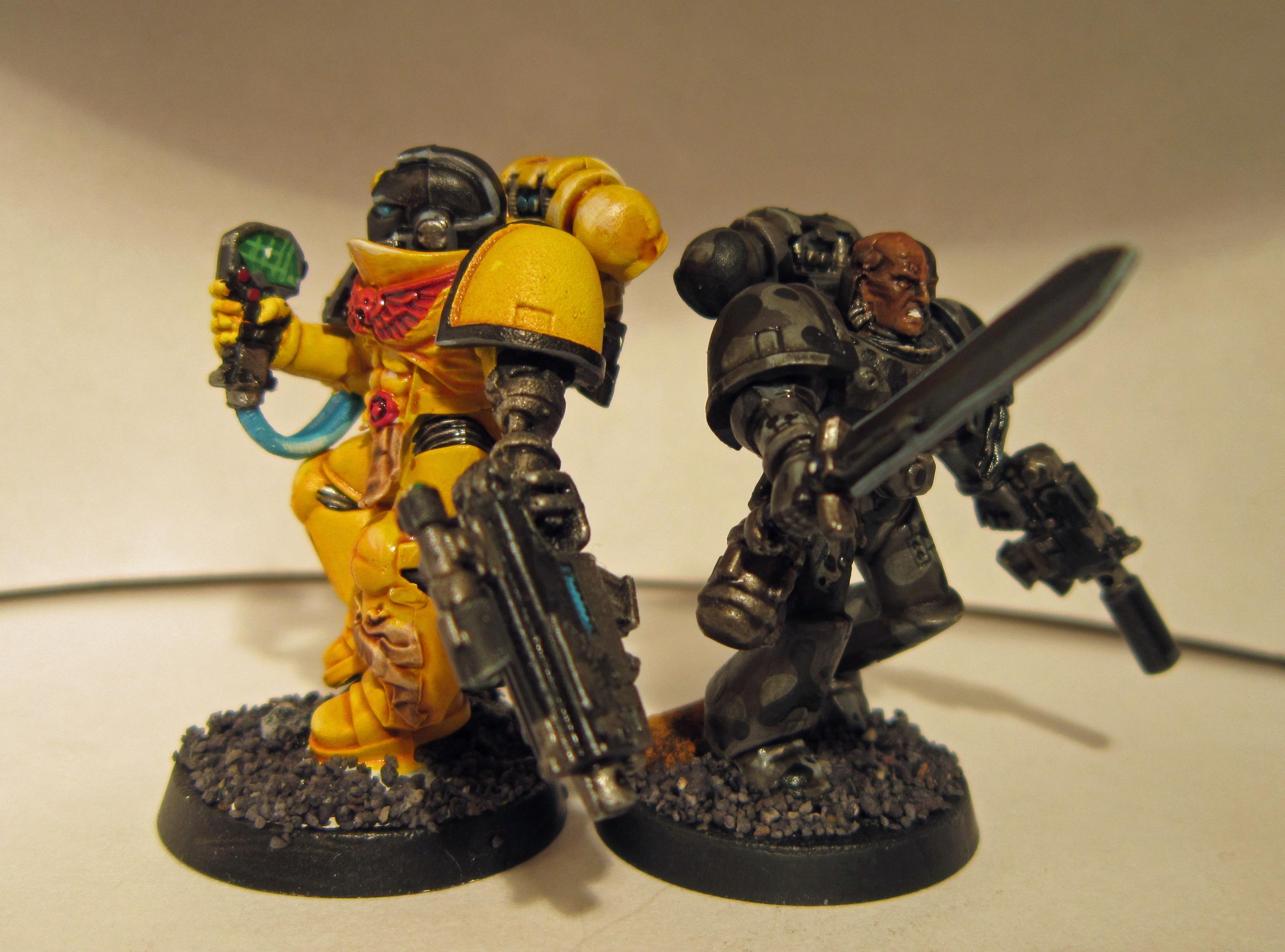 Bolt Pistol, Camouflage, Power Sword, Space Marines