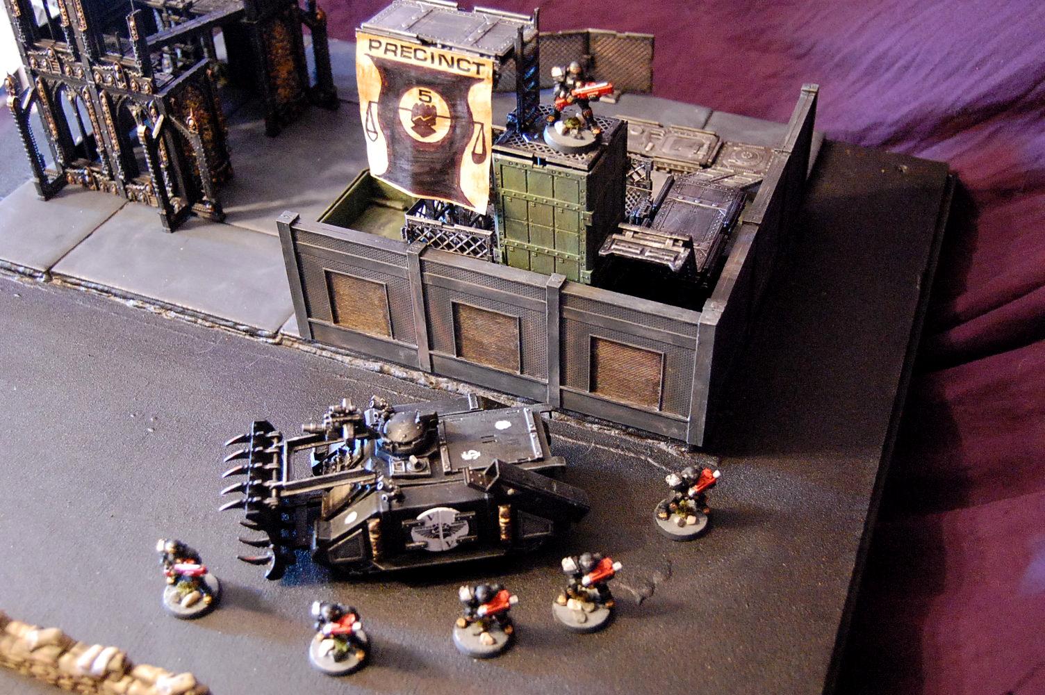 Adeptus Arbites, Conversion, Fortress, Precinct, Rhino