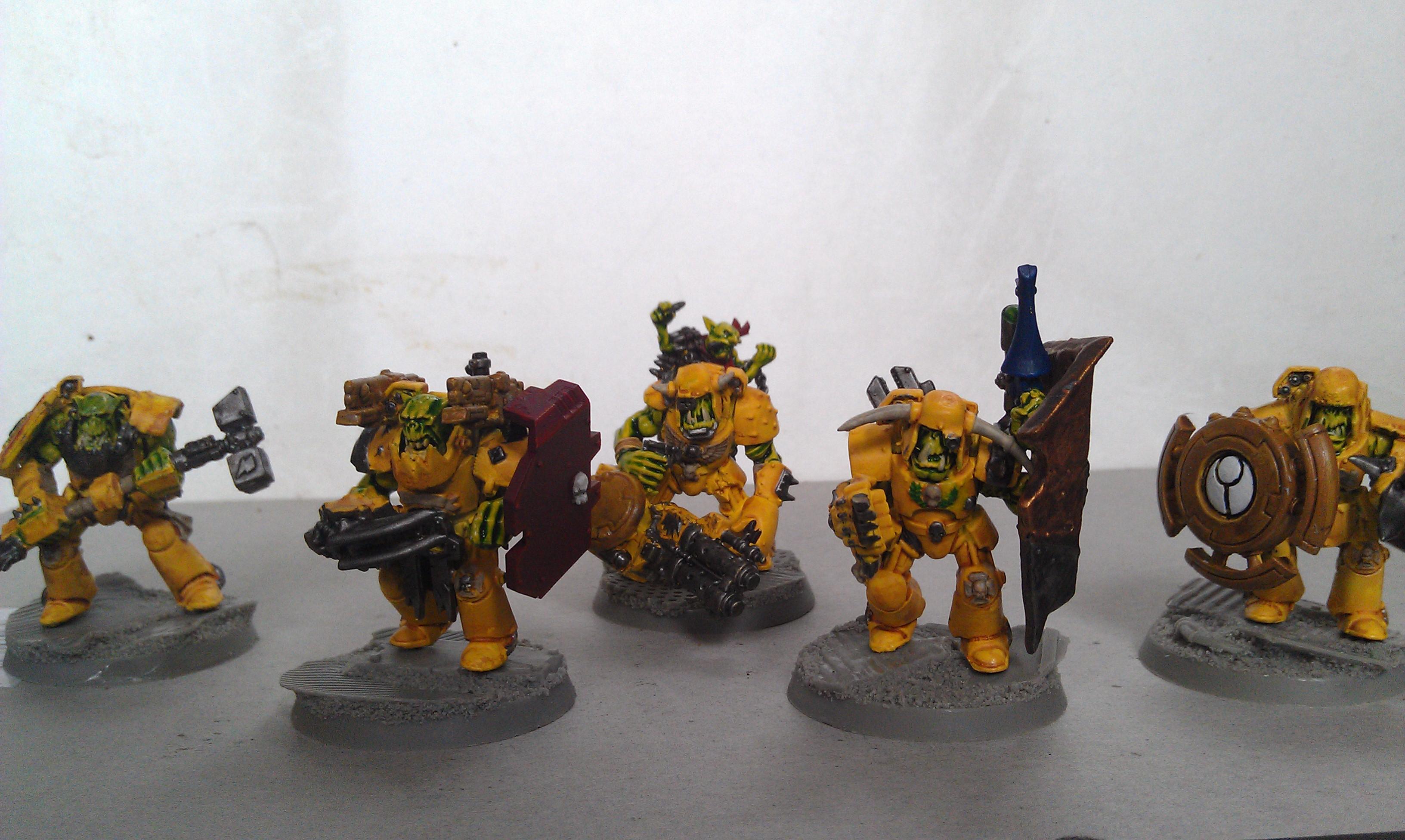 Ork Meganobz Squad painted 2