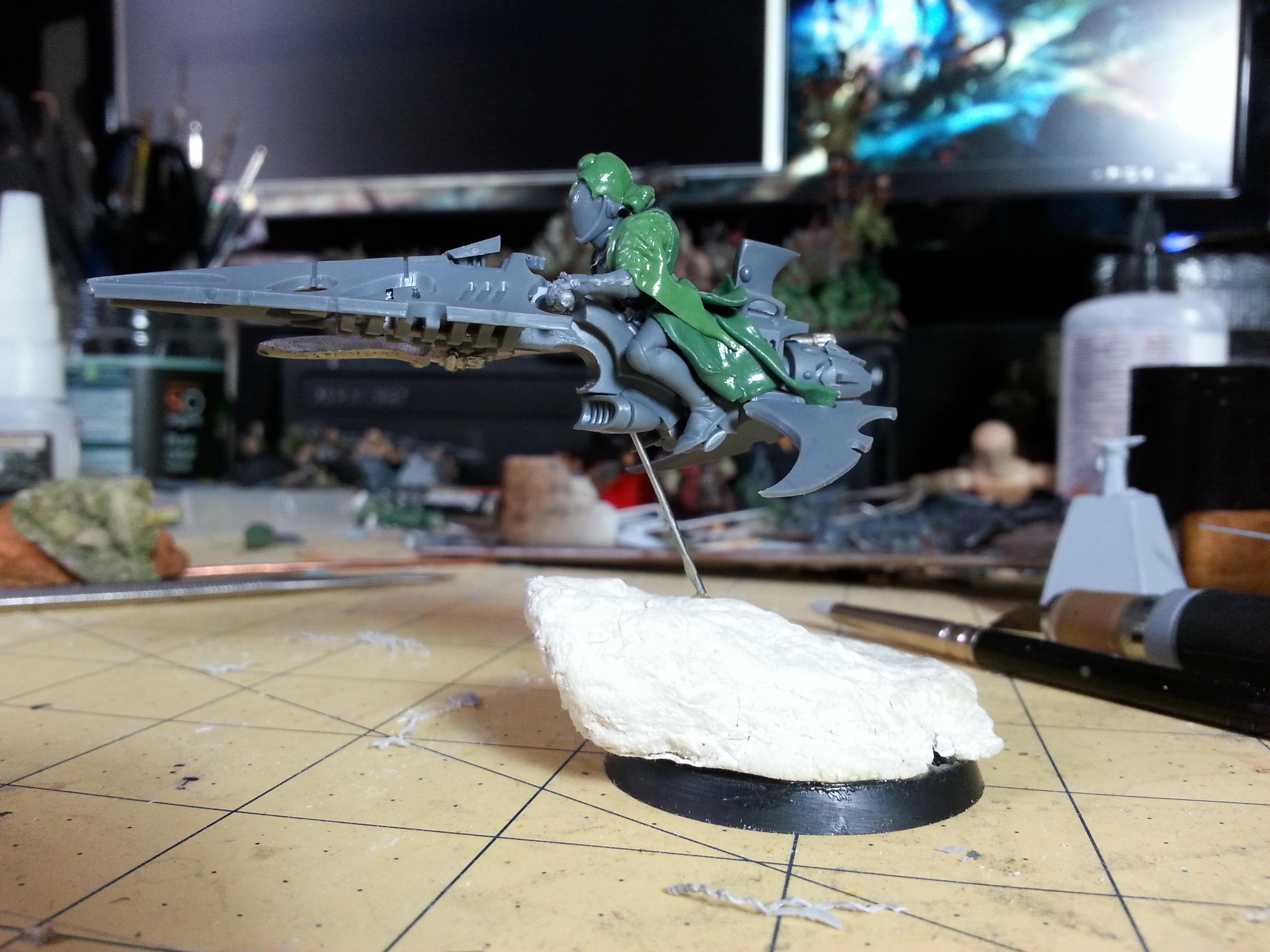 Eldar Warlock on jetbike