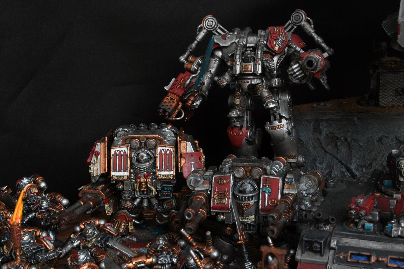 Arkaal, Display, Dreadknigh, Dreadnought, Forge, Grey, Hector, Henchmen, Inquisitor, Knights, Land, Librarian, Lok, Raider, Raven, Rex, Rhino, Solomon, Stern, Storm, Tray, World