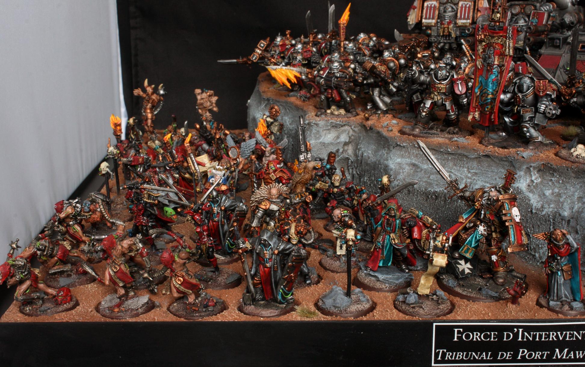 Arkaal, Display, Dreadknigh, Dreadnought, Forge, Grey, Hector, Henchmen, Inquisitor, Knights, Land, Librarian, Lok, Raider, Raven, Rex, Rhino, Solomon, Stern, Storm, Tray, World
