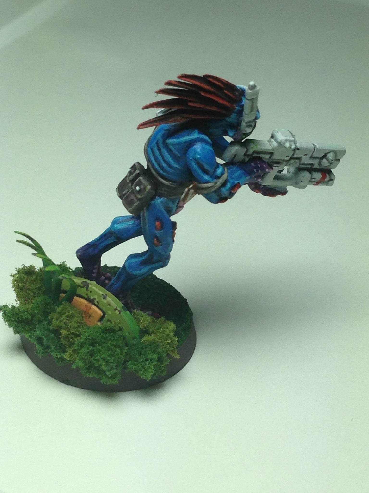 Camouflage, Conversion, Exotic, Fire Warriors, Jungle, Kitbash, Kroot, Kroot Mercenaries, Tau, Warhammer 40,000