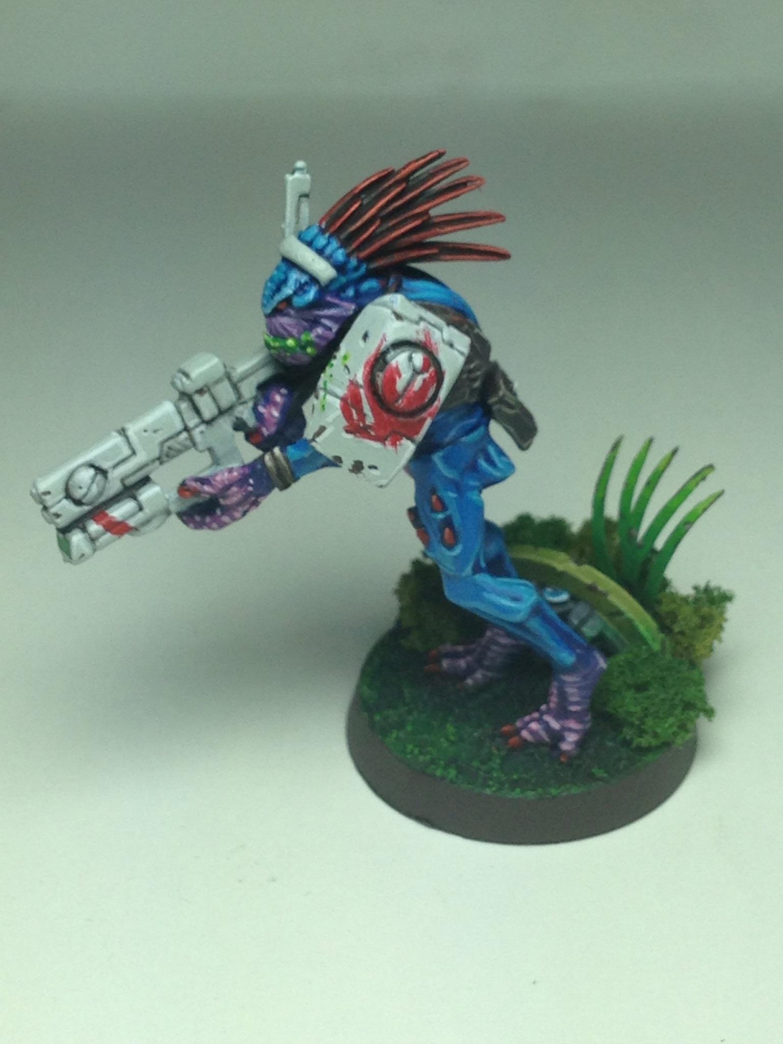 Camouflage, Conversion, Exotic, Fire Warriors, Jungle, Kitbash, Kroot, Kroot Mercenaries, Tau, Warhammer 40,000