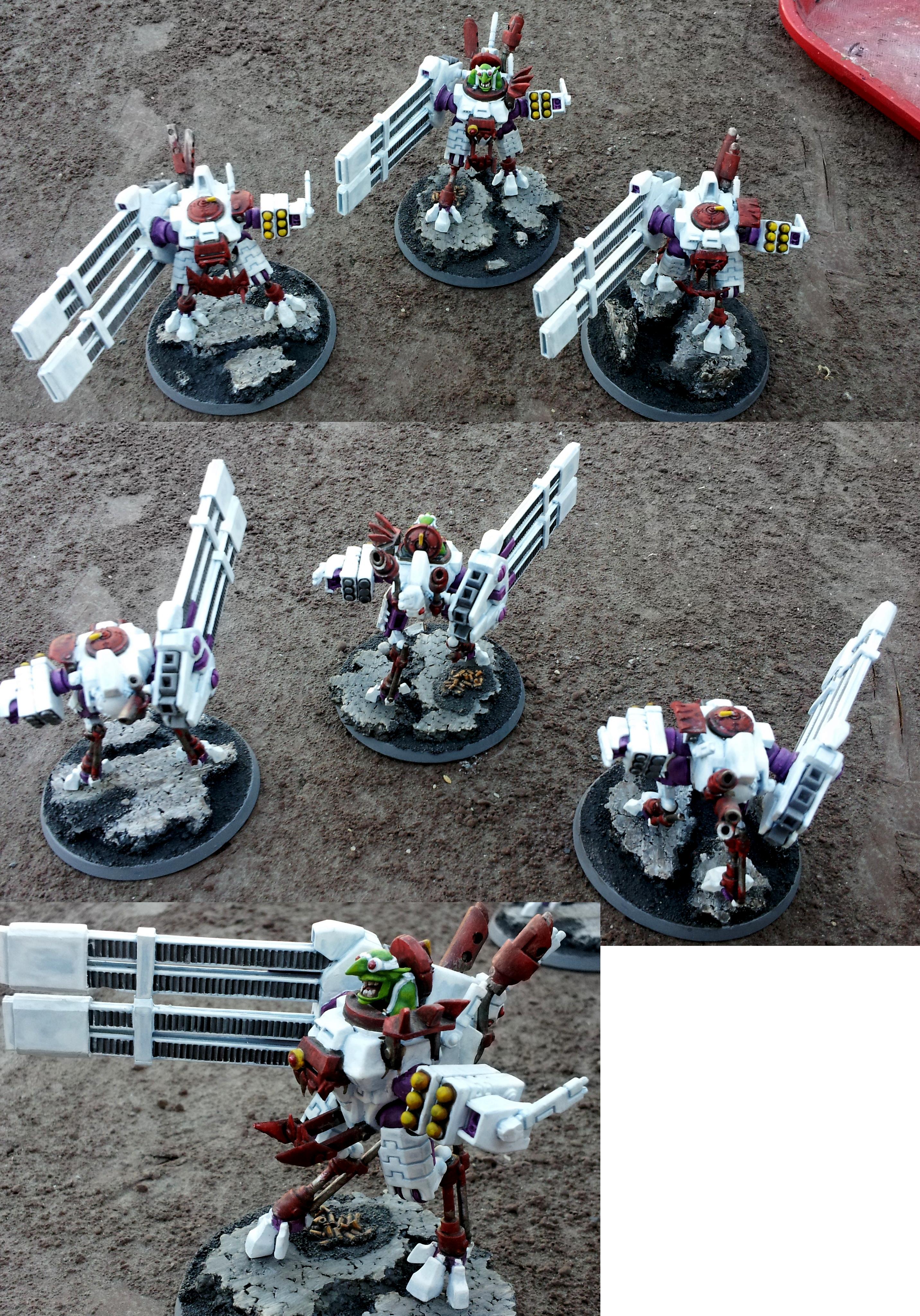 Allies, Conversion, Orks, Tau, Warhammer 40,000