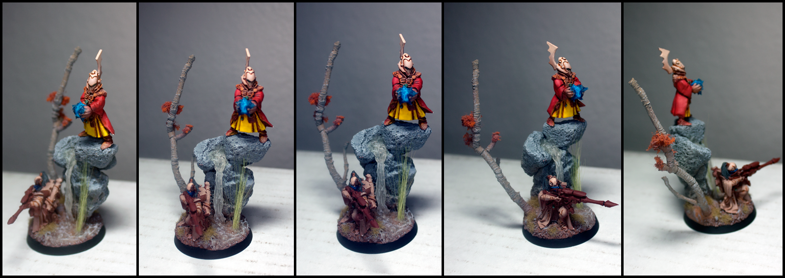 Blood Angels, Eldar, Farseer, Portal, Rangers, Uldonethi Long Rifle