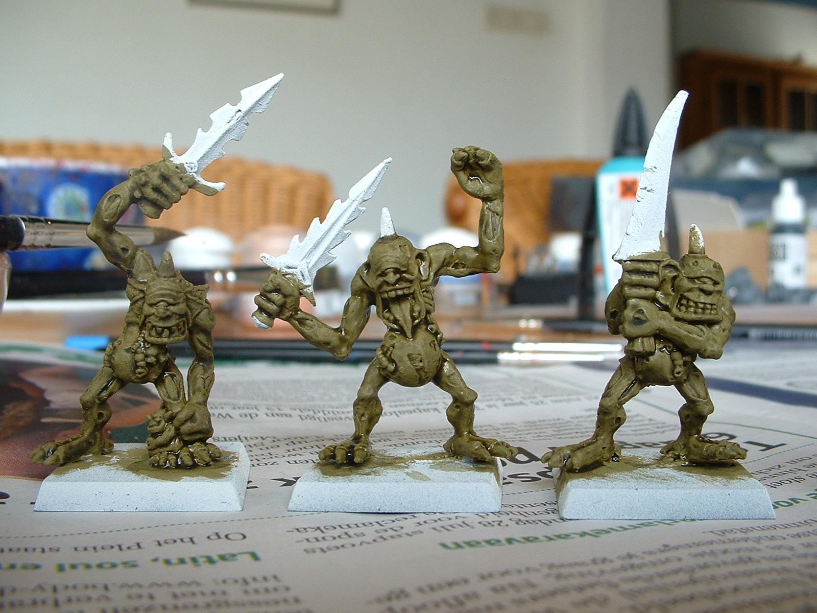 Chaos, Daemons, Nurgle, Plaguebearers, Work In Progress