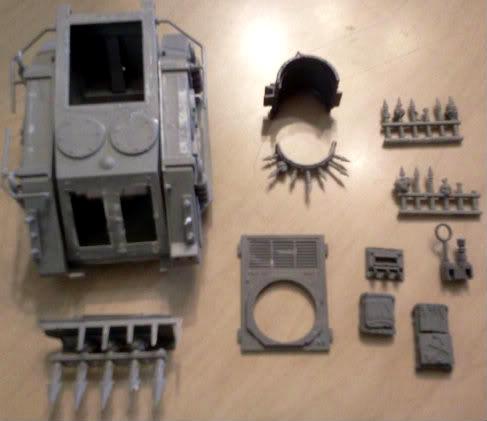 Old Looted Rhino - Parts