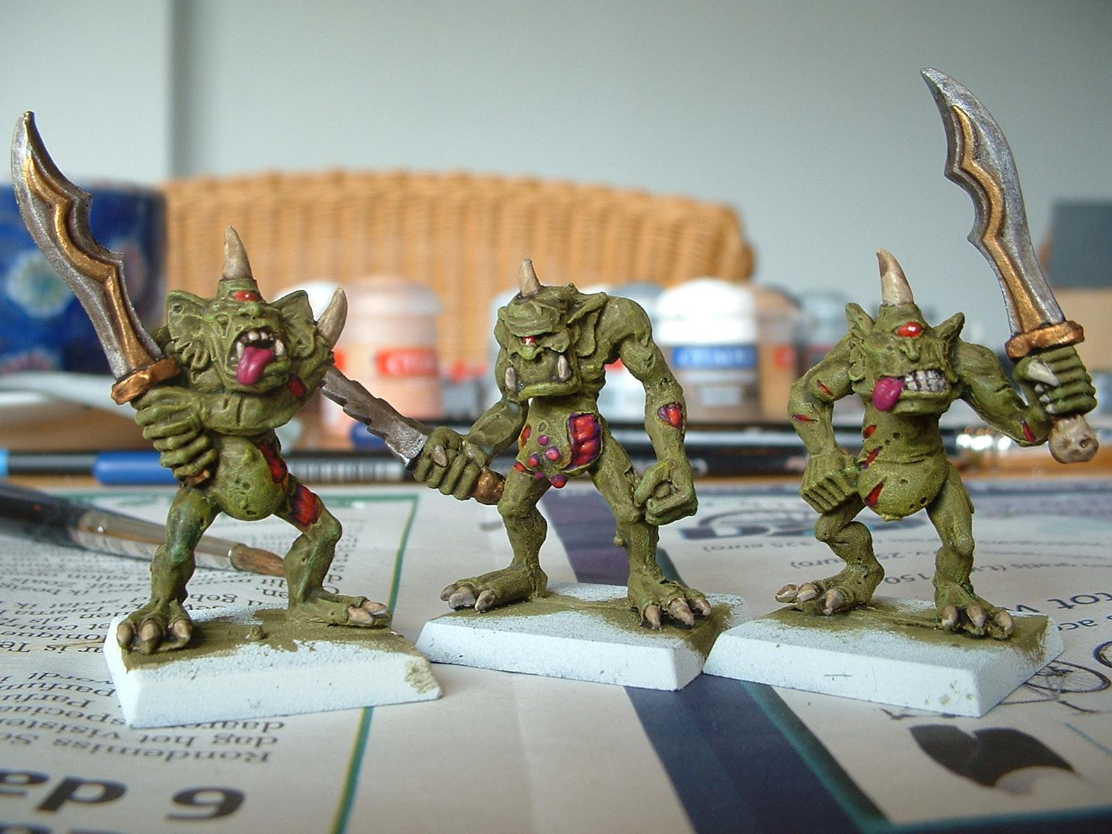 Chaos, Daemons, Nurgle, Plaguebearers, Work In Progress