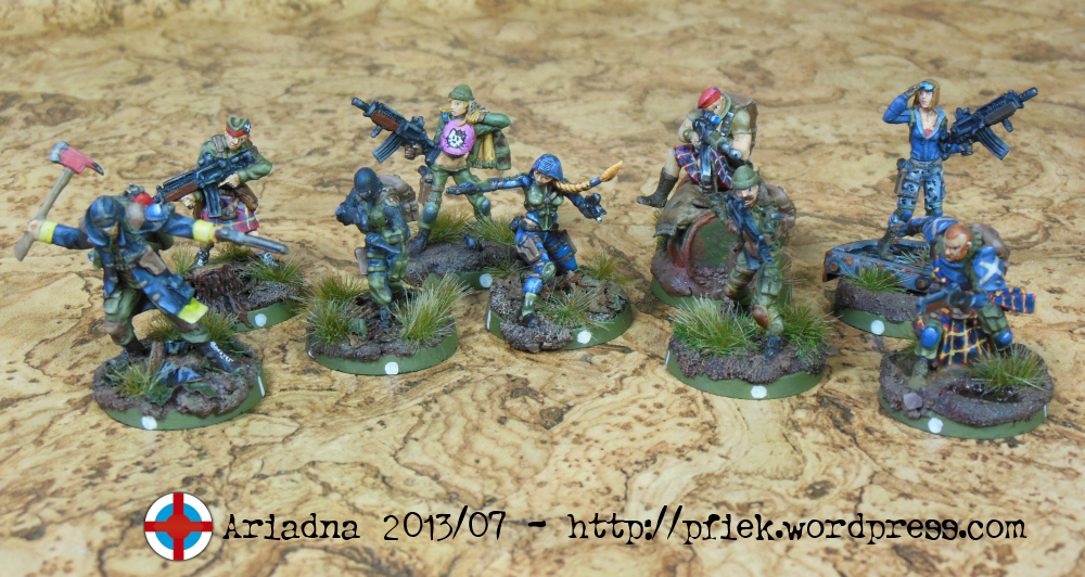 Ariadna, Infinity, Group shot of my Ariadna 2013/07