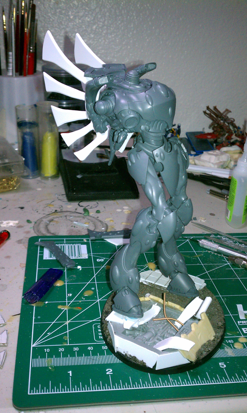Eldar, Work In Progress, Wraith, Wraithknight