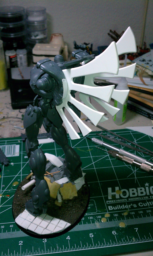 Eldar, Work In Progress, Wraith, Wraithknight