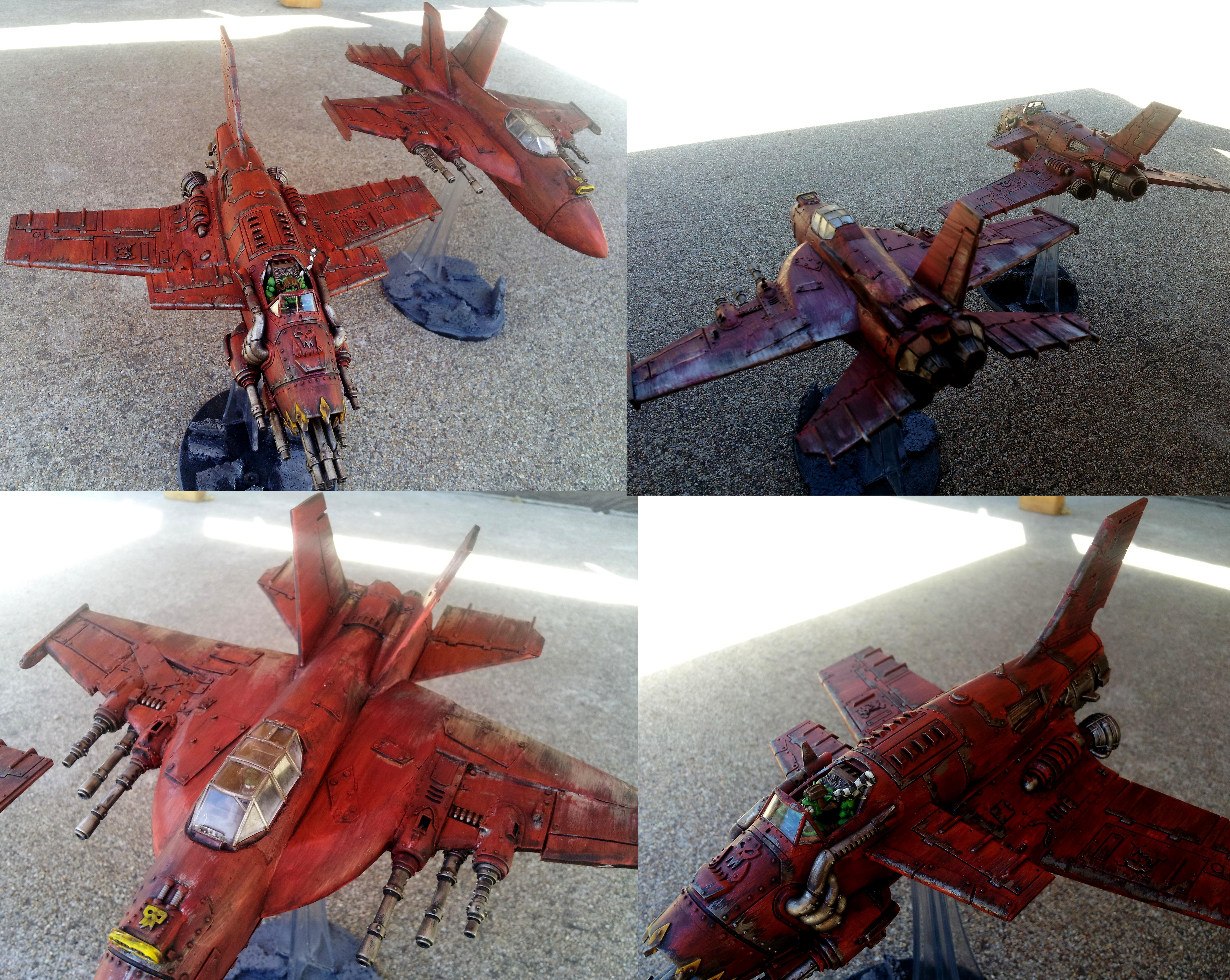 Conversion, Dakka Dakka, F18, Jet, Orks