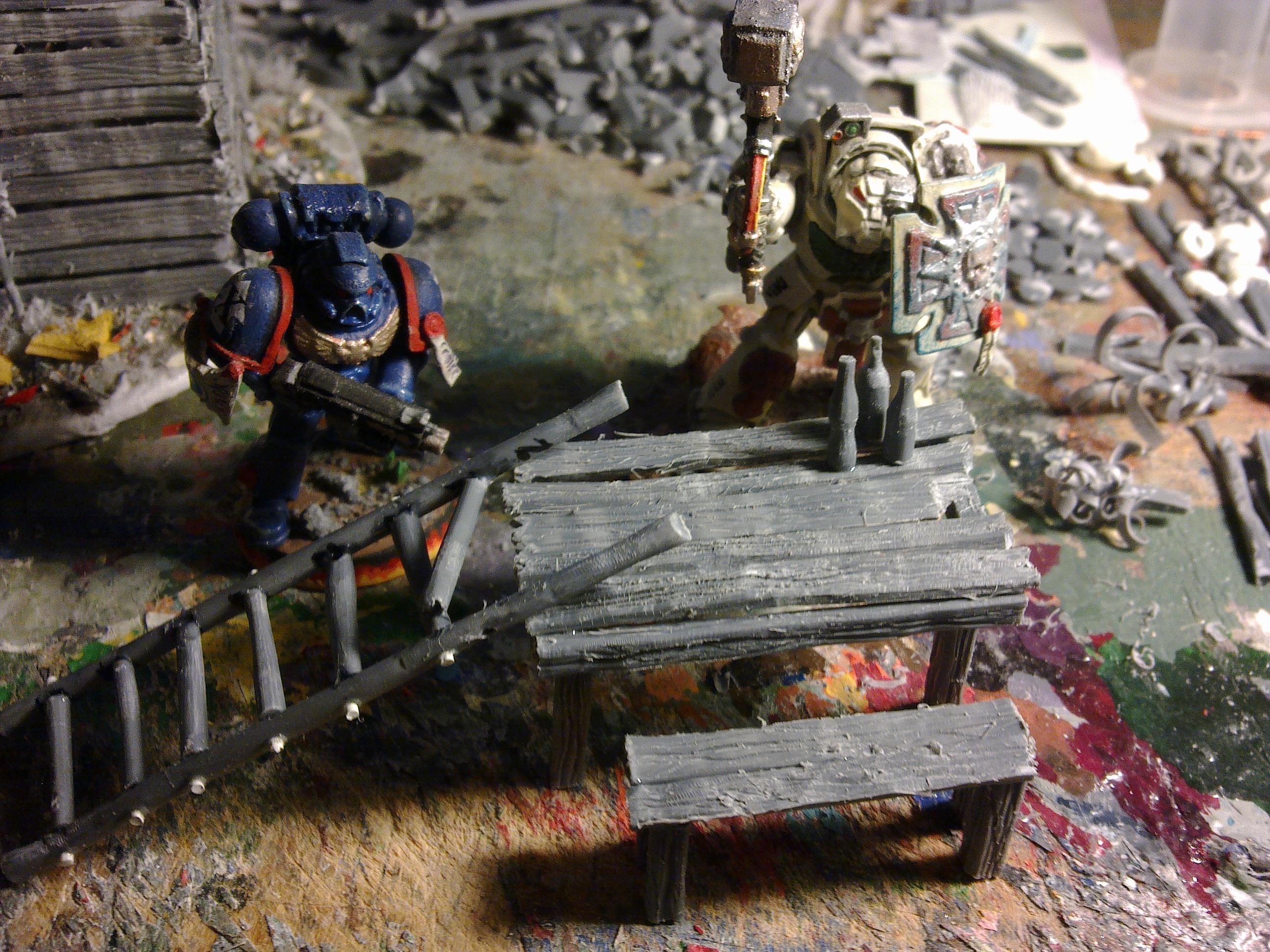 I told you that ladder wasn't strong enough!