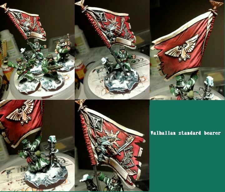 valhallan standard bearer /imperial guard bearer