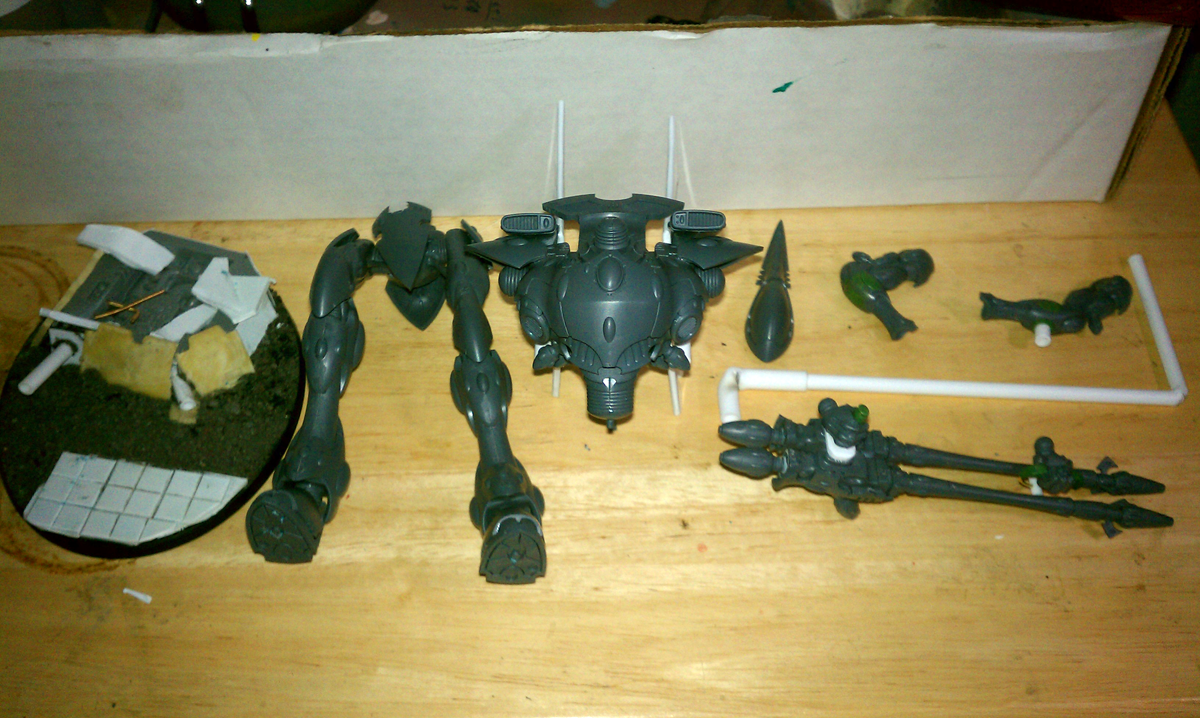 Eldar, Work In Progress, Wraith, Wraithknight