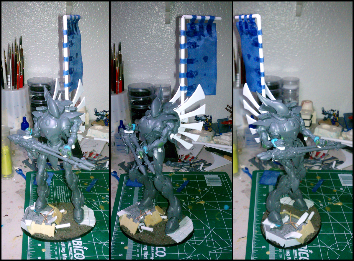 Eldar, Work In Progress, Wraith, Wraithknight
