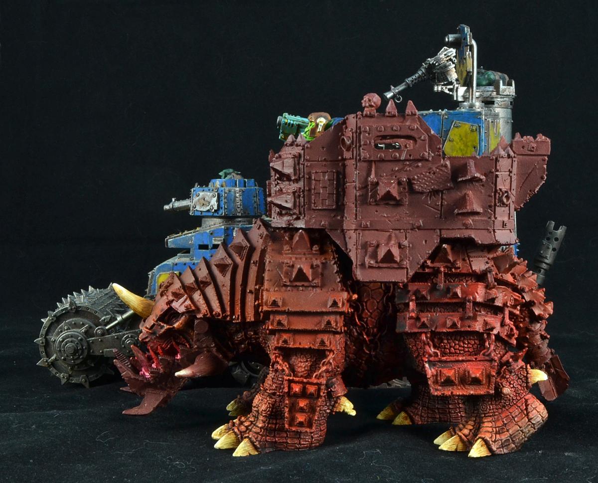 Big Squiggoth, Orks, Size Comparison, Warhammer 40,000