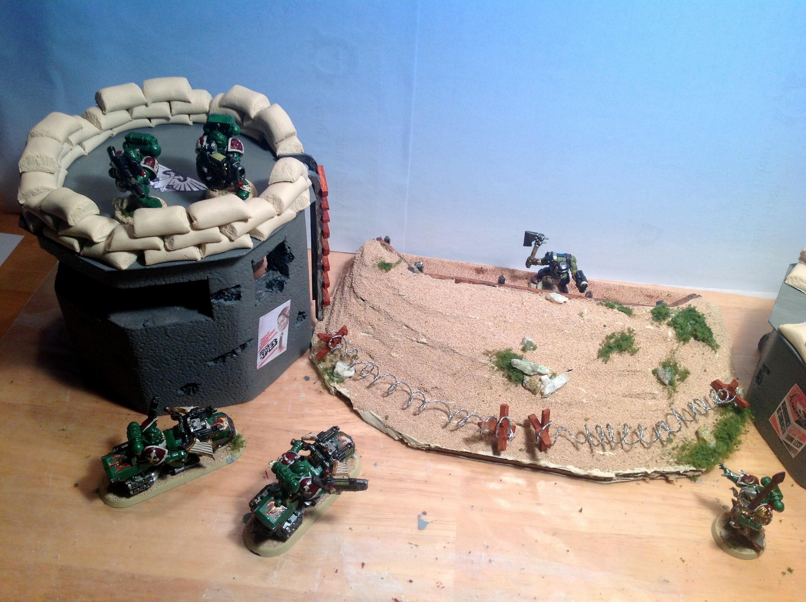 Bunker &amp; Trench from air