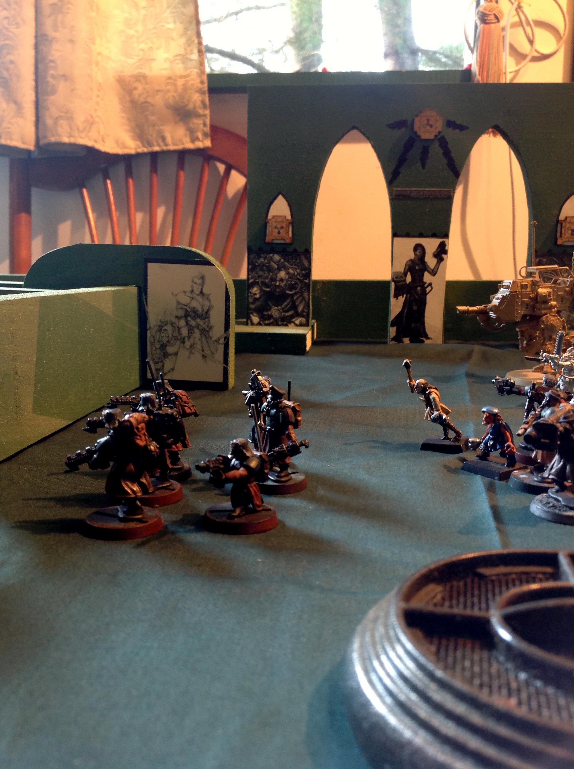 Advancing on first door