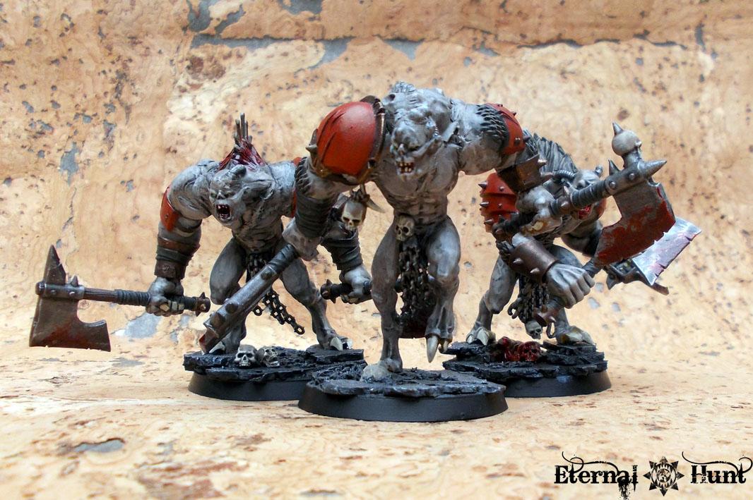 Chaos, Chaos Space Marines, Chaos Spawn, Conversion, Forsaken, Khorne, Warhammer 40,000, World Eaters