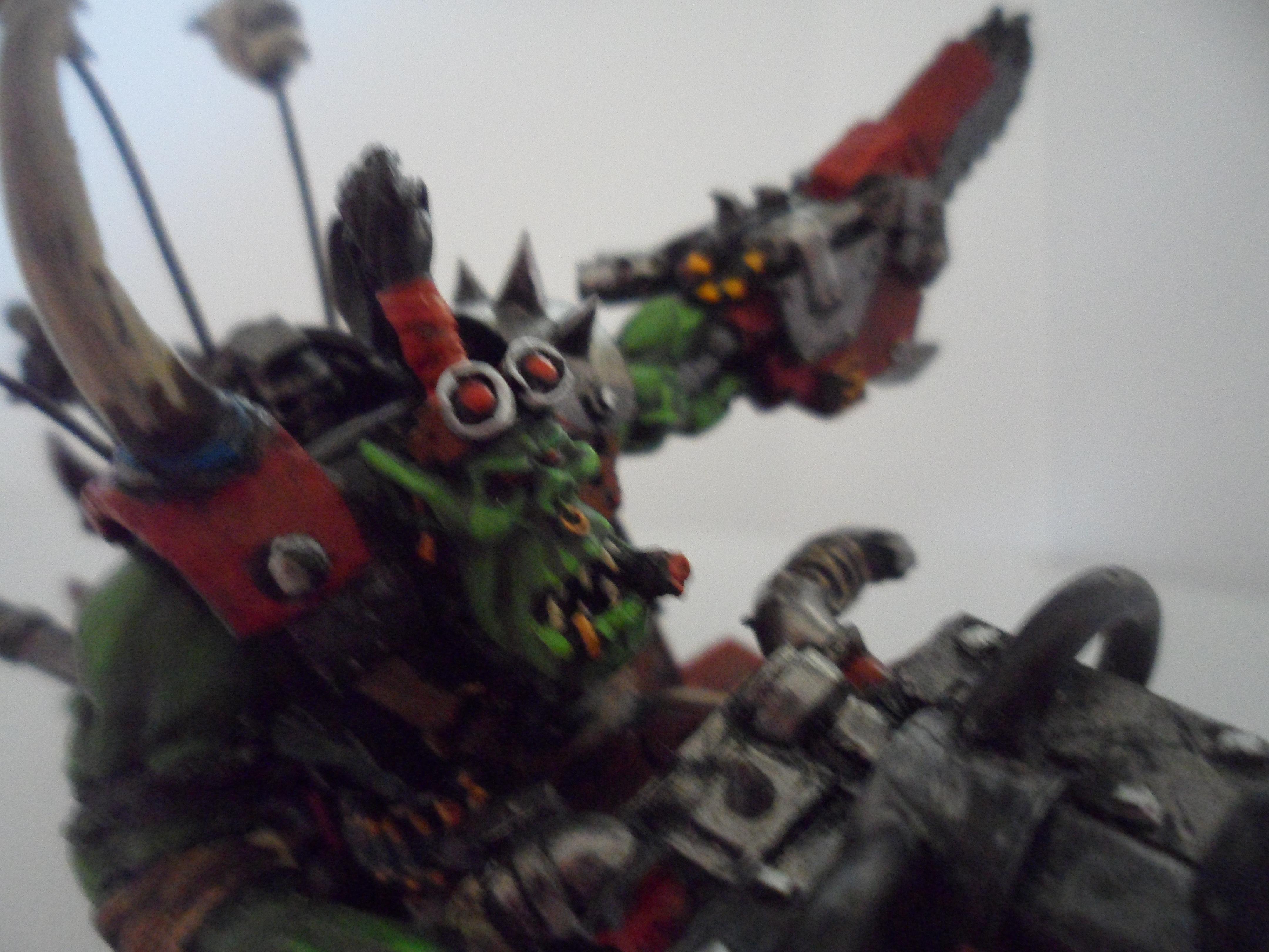 Bike, Orks, Warboss, Wazdakka Gutsmek
